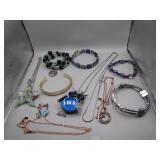 Costume Jewelry Lot With Charm and Color