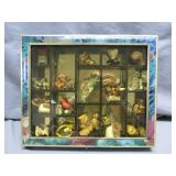 Miniature Figurine Display Case Collection
