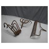 Three Vintage Metal Farm Tools