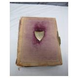 Antique Photo Album with Brass Clasp