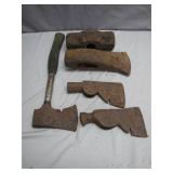 Rustic Collection of Axe and Tool Heads