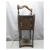 Rustic Wooden Humidor With Handle