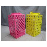 Vibrant Pink & Yellow Lanterns