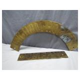 2 Brass Signs From Historic Business