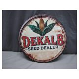 DeKalb Seed Dealer Vintage-Style Sign