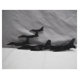 Metal Aircraft Silhouette Sculpture