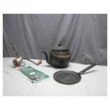 Cast Iron Lot with Unique Items