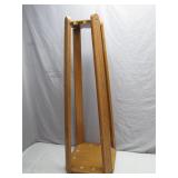 Oak Wood Tall Cue Stick Holder Stand