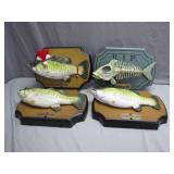 4 Big Mouth Billy Bass Plaques