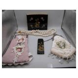 2 Pocket Purses and Cigarette Holder Lighter Set
