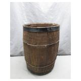 Antique Wood Nail Keg with Iron Bands