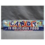 Retro-Style Candy Sign: Sweet Nostalgia