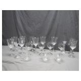 Glassware Set with Unique Designs