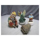 Collectible Figurines and Trinket Box