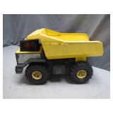 Classic Yellow Metal Toy Dump Truck