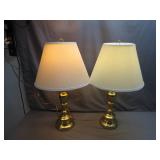 Polished Brass Table Lamps