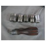 Vintage Snap-On Sockets and Driver Set