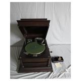 Columbia Grafonola Phonograph With Extras