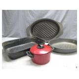 Cookware Set with Grill Pans