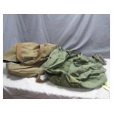 Canvas Military-Style Bags Duo