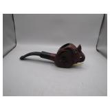 Unique Wooden Elephant Pipe