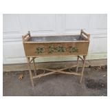 Wicker Planter with Metal Insert