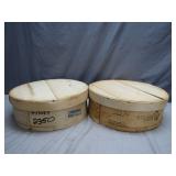 Wooden Cheese Boxes with Lids