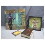 Inspirational Art, Bible, and Gospel Music Set