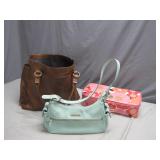 Trio of Designer Bags: Craft, Leather, & Mint
