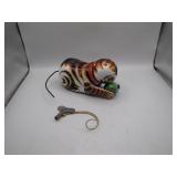 Wind-Up Tin Cat Toy with Key Included