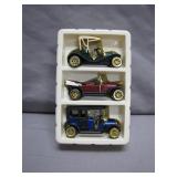 3 Vintage-Style Diecast Model Cars