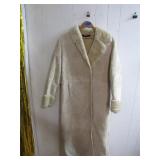 Express Tan Suede Coat, Size Large