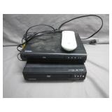 Two DVD Players with Remote - Curtis and Magnavox