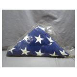 United States Folded American Flag in Case
