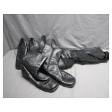 Black Leather Boots Collection