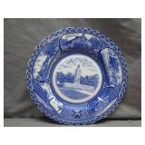 Vintage English Gettysburg Flow Blue Plate