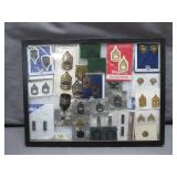 Military Rank Insignia Collection Display