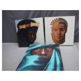 3 Distinctive Canvas Art Pieces