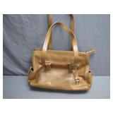 Etienne Aigner Tan Leather Handbag
