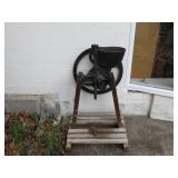 Iron Hand-Cranked Corn Grinder