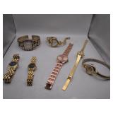 Gold Colored Watches by Various Brands