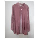 Soft Surroundings Pink Button-Up Shirt