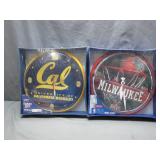 Cal and Milwaukee Wall Clocks