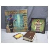 Inspirational Art, Bible, and Gospel Music Set