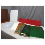 Sheets of Colored Stained Glass