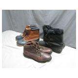 3 Pairs of Mixed Footwear, Sizes 9 & 10