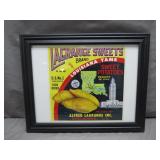 Framed LaGrange Sweets Sweet Potato Label