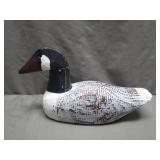 Wooden Goose Decoy With Detailed Paintwork