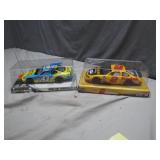 Two 1:24 NASCAR Diecast Cars