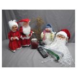 Holiday Decor Package with Santa and Accessories